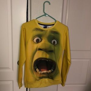 Medium Shrek Screaming Sweater